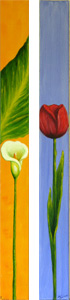 Calla (con foglia) + Tulipano